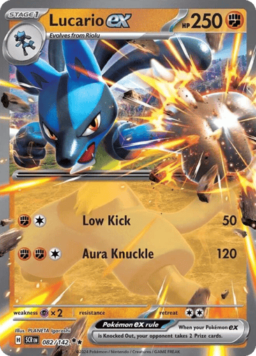 Lucario ex – Double Rare – 082/142 – Stellar Crown