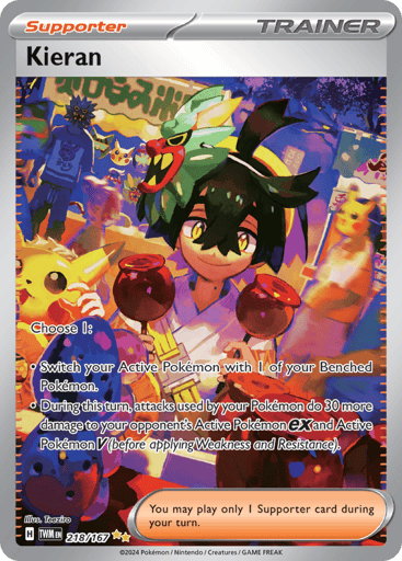 Kieran – Special Illustration Rare – 218/167 – Twilight Masquerade
