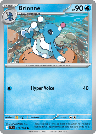 Brionne – Common Reverse Holo – 019/084 – Pitch Black