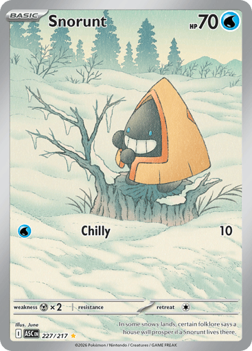 Snorunt – Illustration Rare – 227/217 – Ascended Heroes