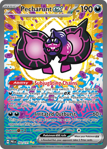 Pecharunt ex – Special Illustration Rare – 163/131 – Prismatic Evolutions