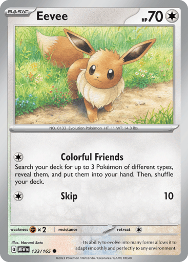 Eevee – Common – 133/165 – S&V 151