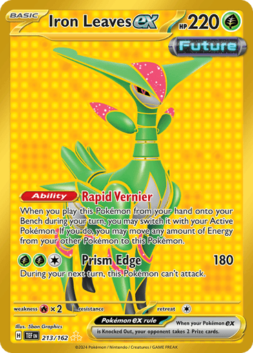 Iron Leaves ex – Hyper Rare – 213/162 – Temporal Forces