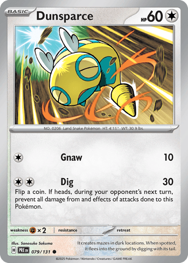 Dunsparce – Common – 079/131 – Prismatic Evolutions