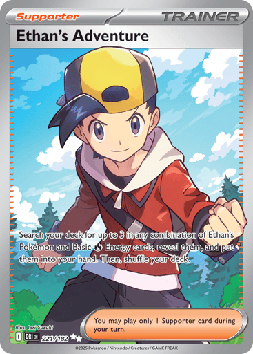 Ethan’s Adventure – Ultra Rare – 221/182 – Destined Rivals