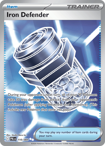 Iron Defender – Ultra Rare – 110/084 – Pitch Black