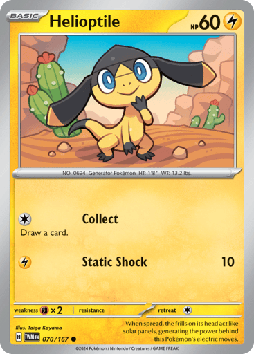 Helioptile – Common – 070/167 – Twilight Masquerade