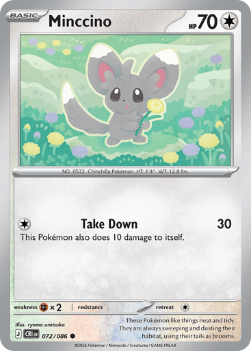 Minccino – Common – 072/086 – Chaos Rising
