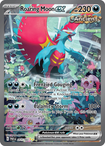 Roaring Moon ex – Special Illustration Rare – 251/182 – Paradox Rift
