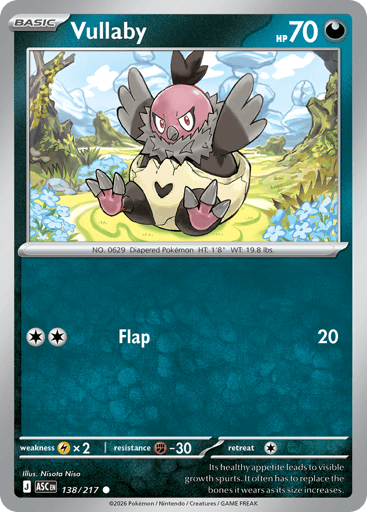 Vullaby – Common Reverse Holo – 138/217 – Ascended Heroes