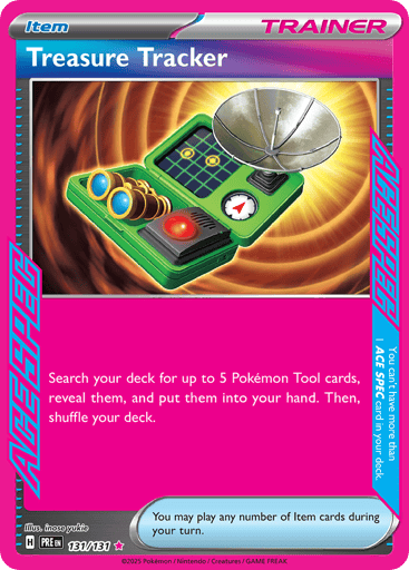 Treasure Tracker – ACE SPEC Rare – 131/131 – Prismatic Evolutions