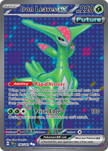 Iron Leaves ex – Ultra Rare – 186/162 – Temporal Forces