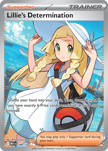Lillie’s Determination – Ultra Rare – 169/132 – Mega Evolution