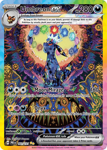 Umbreon ex – Special Illustration Rare – 161/131 – Prismatic Evolutions
