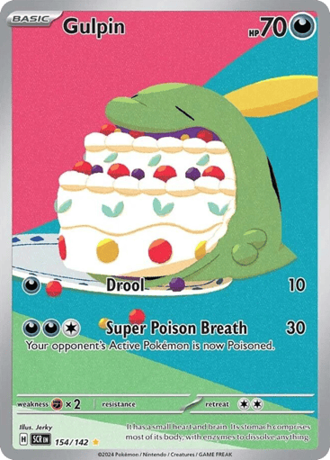 Gulpin – Illustration Rare – 154/142 – Stellar Crown