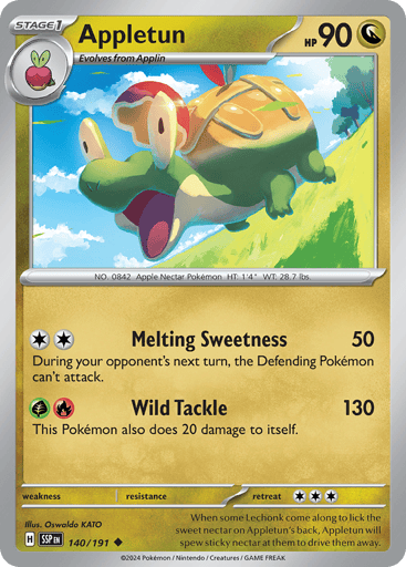 Appletun – Uncommon – 140/191 – Surging Sparks
