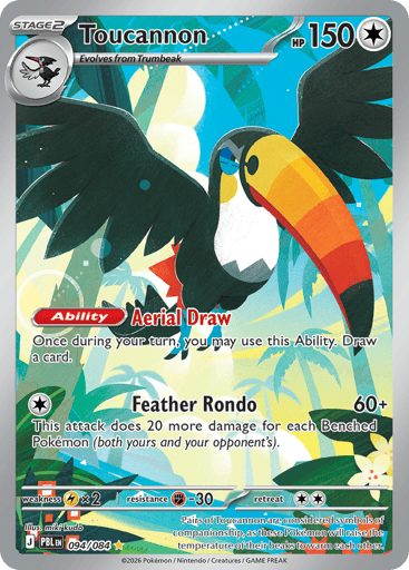 Toucannon – Illustration Rare – 094/084 – Pitch Black