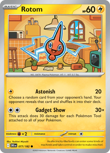 Rotom – Common Reverse Holo – 077/182 – Destined Rivals