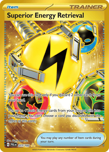 Superior Energy Retrieval – Hyper Rare – 277/193 – Paldea Evolved