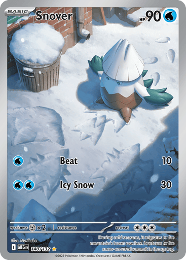 Snover – Illustration Rare – 140/132 – Mega Evolution