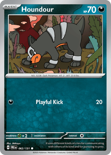 Houndour – Common – 062/131 – Prismatic Evolutions