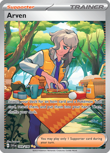 Arven – Special Illustration Rare – 249/198 – Scarlet & Violet