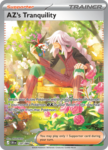 AZ’s Tranquility – Special Illustration Rare – 120/086 – Chaos Rising