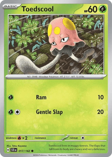 Toedscool – Common Reverse Holo – 017/142 – Stellar Crown