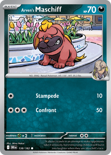 Arven’s Maschiff – Common – 138/182 – Destined Rivals