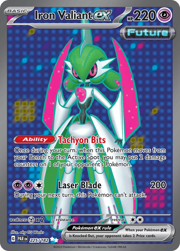 Iron Valiant ex – Ultra Rare – 225/182 – Paradox Rift