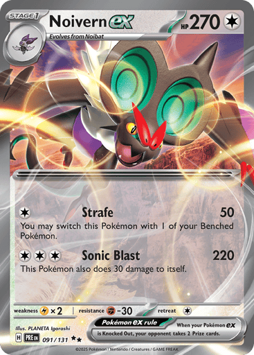Noivern ex – Double Rare – 091/131 – Prismatic Evolutions