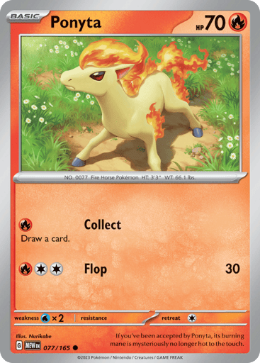 Ponyta – Common – 077/165 – S&V 151