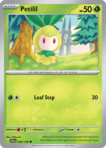 Petilil – Common Reverse Holo – 006/159 – Journey Together