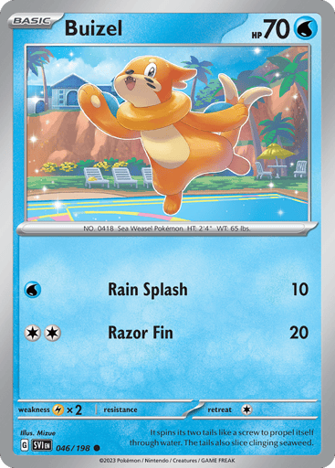 Buizel – Common – 046/198 – Scarlet & Violet