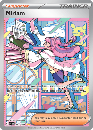 Miriam – Special Illustration Rare – 251/198 – Scarlet & Violet
