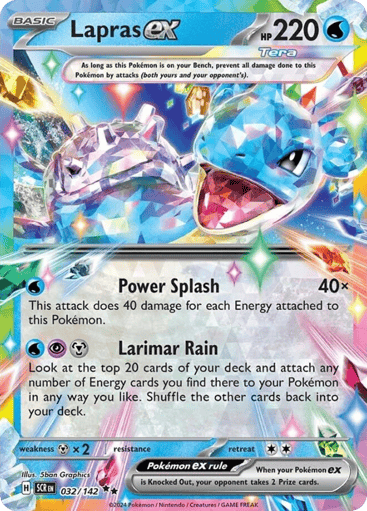 Lapras ex – Double Rare – 032/142 – Stellar Crown