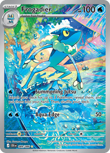Frogadier – Illustration Rare – 089/086 – Chaos Rising
