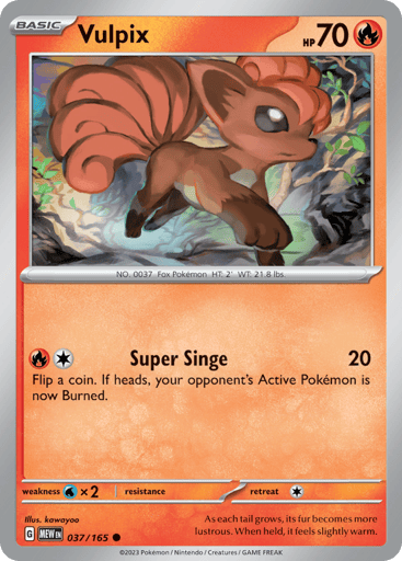 Vulpix – Common – 037/165 – S&V 151