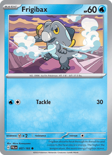 Frigibax – Common Reverse Holo – 057/193 – Paldea Evolved