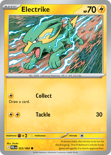 Electrike – Common Reverse Holo – 023/084 – Pitch Black