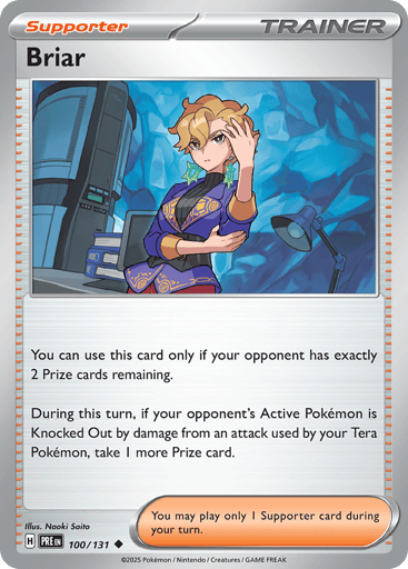 Briar – Uncommon Poké Ball Reverse Holo – 100/131 – Prismatic Evolutions
