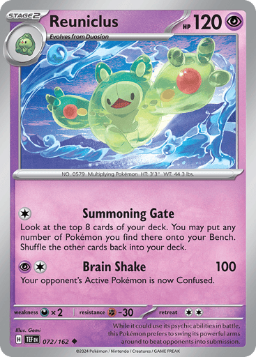 Reuniclus – Uncommon – 072/162 – Temporal Forces