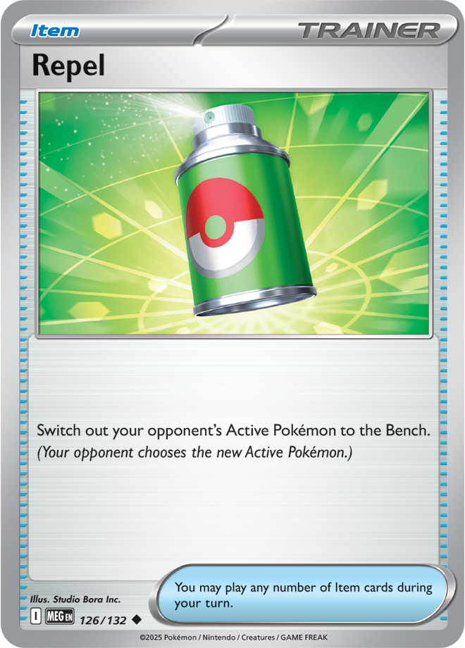 Pokémon – Repel – 126/132 – Mega Evolution – Raw