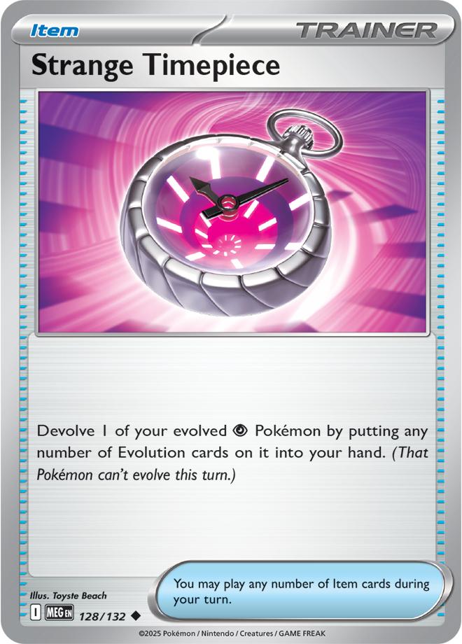 Pokémon – Strange Timepiece – 128/132 – Mega Evolution – Raw