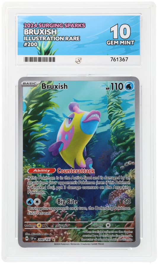 Pokémon – Bruxish – Illustration Rare – 200/191 – Surging Sparks – ACE 10