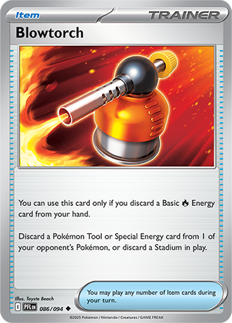 Pokémon – Blowtorch – Uncommon – 086/094 – Phantasmal Flames – Raw