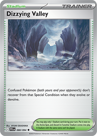 Pokémon – Dizzying Valley – Uncommon – 088/094 – Phantasmal Flames – Raw