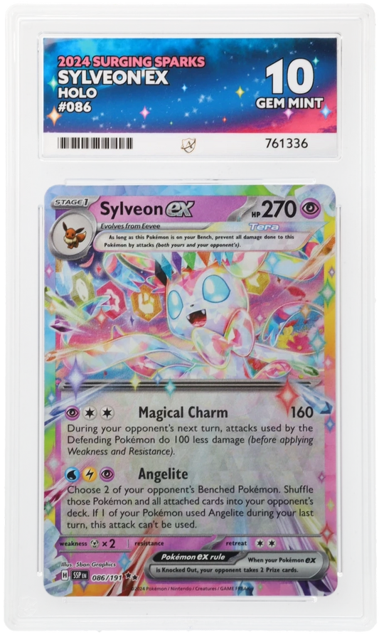 Pokémon – Sylveon ex – Holo – 086/191 – Surging Sparks – ACE 10