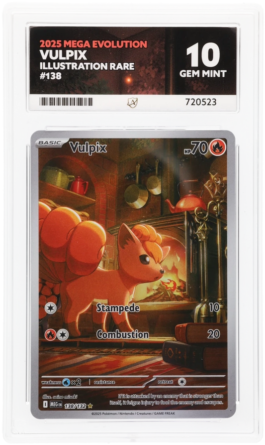 Pokémon – Vulpix – Holo – 138/132 – Mega Evolution – ACE 10