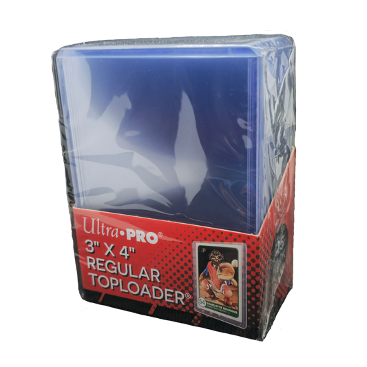 Ultra PRO – Rigid Toploaders – 3" x 4" – Clear – Regular